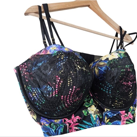 Lane Bryant Cacique Lightly Lined Multi Way Strapless 46DDD NWT - Picture 3 of 7